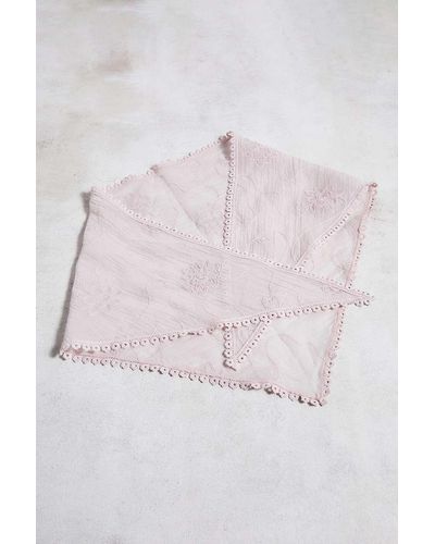Kimchi Blue Multiway Woven Headscarf - Pink