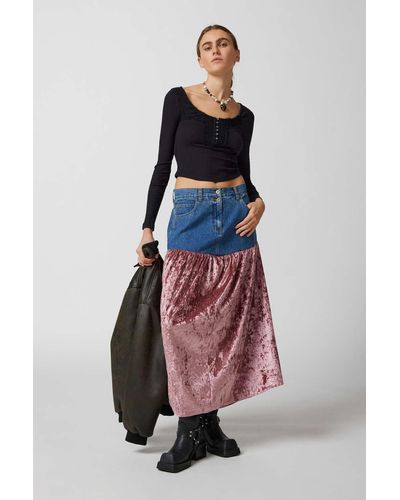 Buy Beige Skirts & Ghagras for Women by Jabama Online | Ajio.com