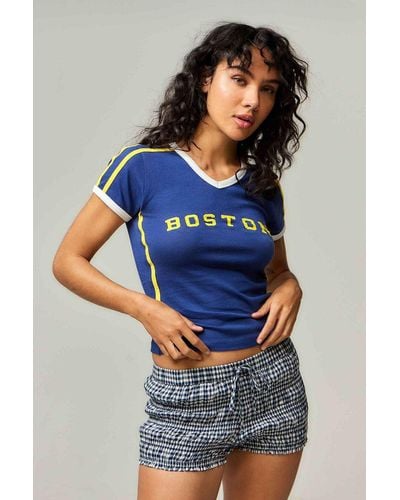 Urban Outfitters Uo Mia Boston Baby T-shirt - Blue