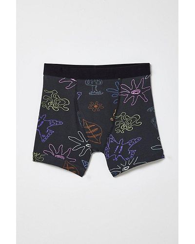 Urban Outfitters Stencil Boxer Brief - Blue