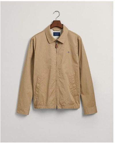 GANT Cotton Windcheater Jacket - Natural