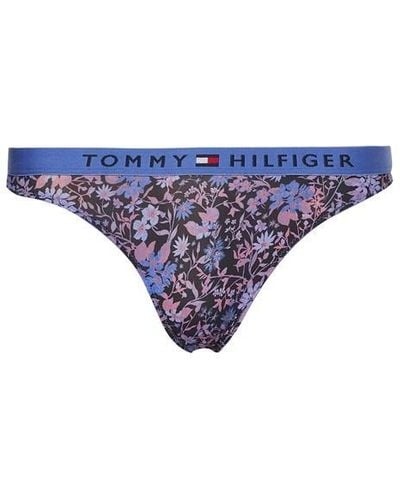 Tommy Hilfiger Lace Bikini Print - Purple
