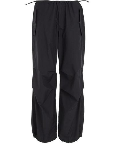 Tommy Hilfiger Cotton And Nylon Parachute Trousers - Black