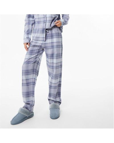 Jack Wills Flannel Sleep Trousers - Blue
