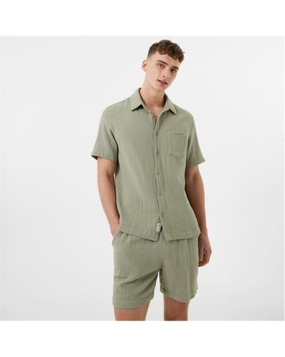Jack Wills Textured Shirt - Green