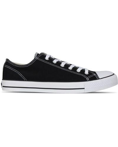 SoulCal & Co California Canvas Low Trainers - Black