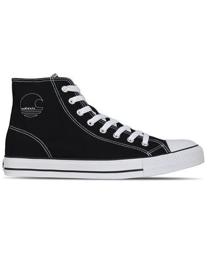SoulCal & Co California Canvas High Trainers - Black