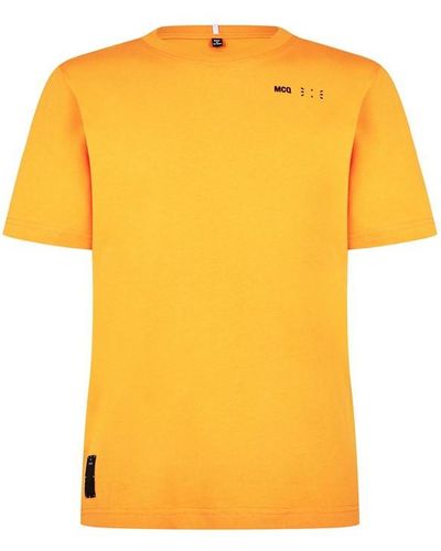 McQ Ic0 Jack T Shirt - Yellow