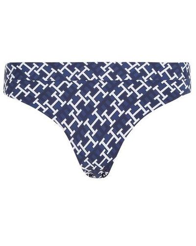Tommy Hilfiger Monogram Bikini Print - Blue