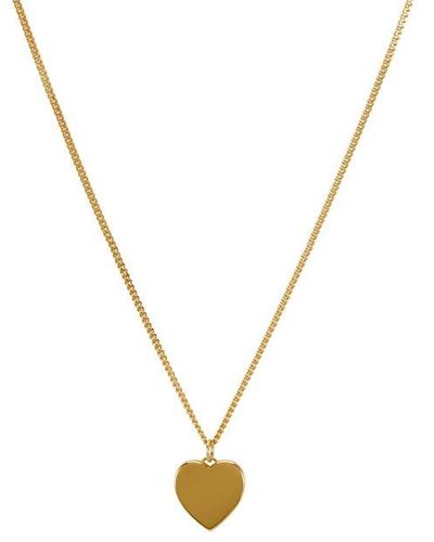 Common Lines Amore Necklace - Metallic