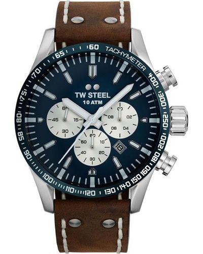 TW Steel Stainless Steel Classic Analogue Watch - Metallic