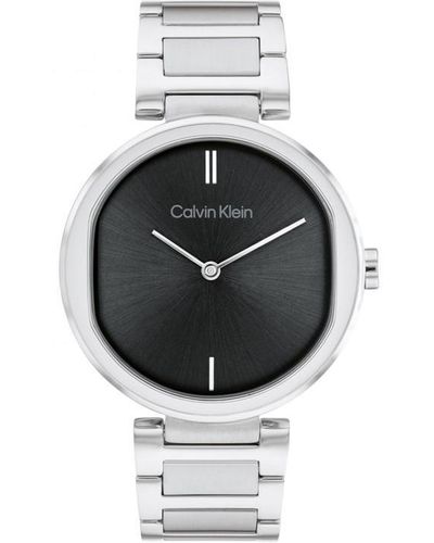 Calvin Klein Ladies Bracelet Watch - Metallic