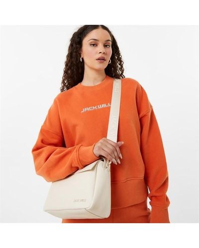 Jack Wills Front Flap Bag - Orange