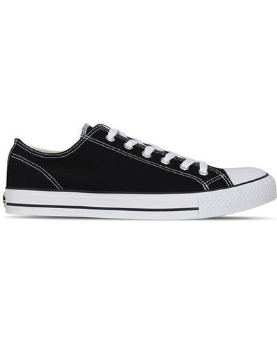 SoulCal & Co California Canvas Low Trainers - Black