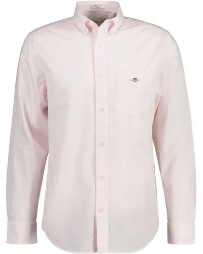 GANT Poplin Banker Shirt - Pink