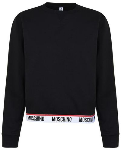 Moschino Logo Sweatshirt - Black