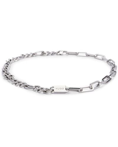 HUGO E-combi Necklace - Metallic