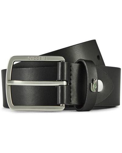 Lacoste Leather Belt - Black