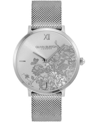 Olivia Burton Ladies Ob Floral Blooms Watch 24000115 - Metallic
