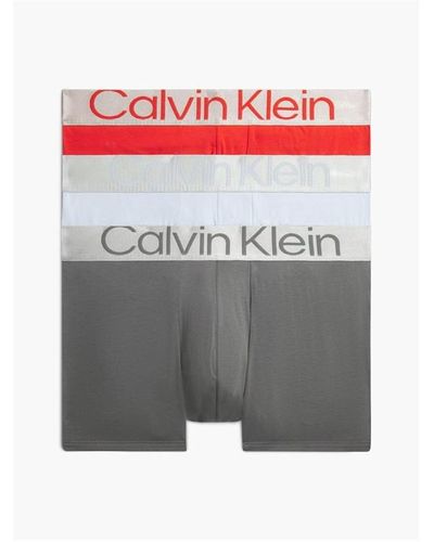 Calvin Klein 3 Pack Trunks - Grey