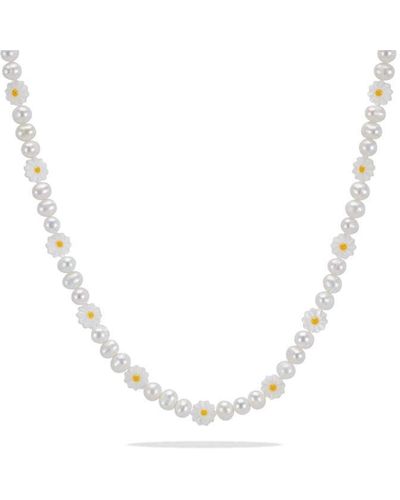 Common Lines Gioia Pearls - Metallic