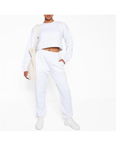 I Saw It First Ultimate Oversized Joggers - White