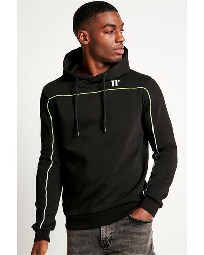 11 Degrees Gradient Hoodie - Black