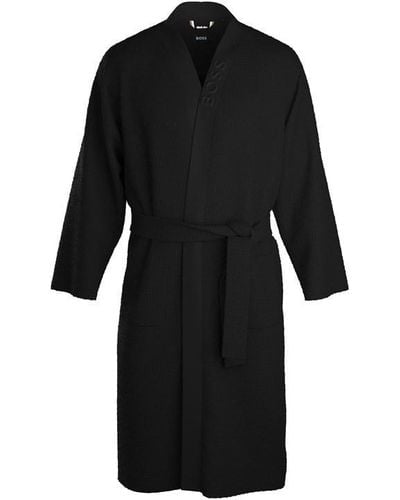 BOSS Waffle Kimono - Black