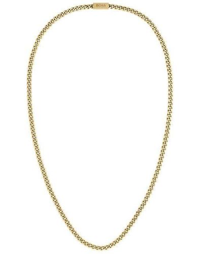 BOSS Gents Jewellery Chain For Him Necklace - Metallic