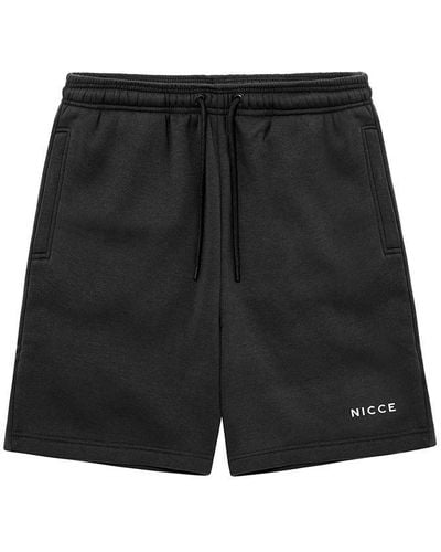 Nicce London Core Sweat Shorts - Black