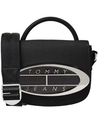 Tommy Hilfiger Origin Plaque Crossbody Bag - Black