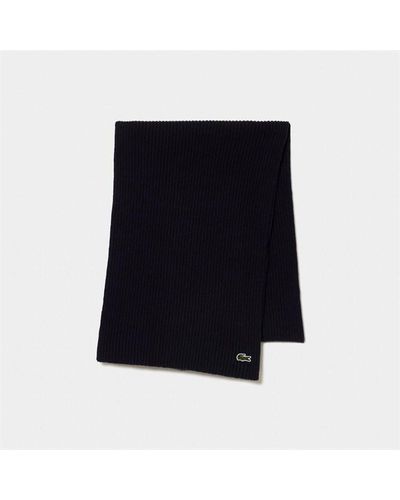 Lacoste Knit Scarf - Black