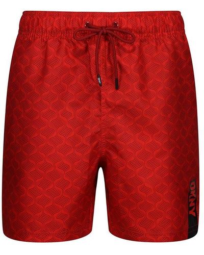 DKNY Bora Swim Shorts - Red