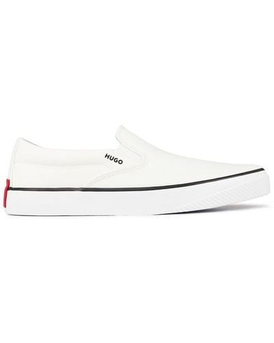 HUGO Dyer Slon Slip On Shoes - White