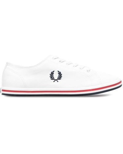 Fred Perry Kingston Canvas Trainer - White