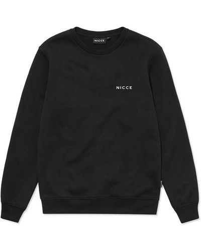 Nicce London Chest Logo Sweatshirt - Black