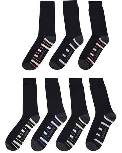 Kangol Formal Socks 7 Pack - Black