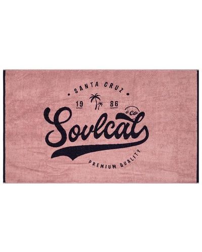 SoulCal & Co California Beach Towel - Pink