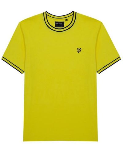 Lyle & Scott Tipped T-shirt Sn99 - Yellow