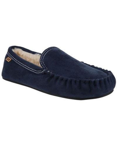 Lee Jeans Perrou Moccasin Slippers - Blue