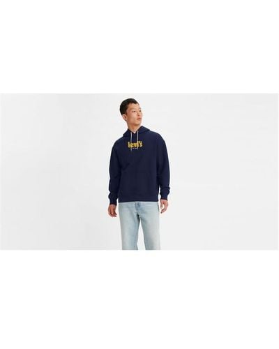 Levi's Holiday Poster Hoodie - Blue