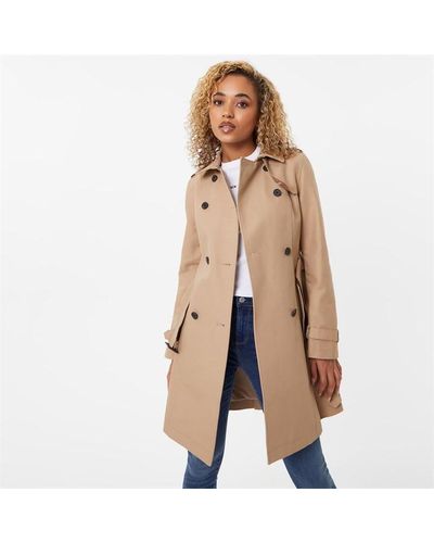 Jack Wills Classic Trench Coat - Natural