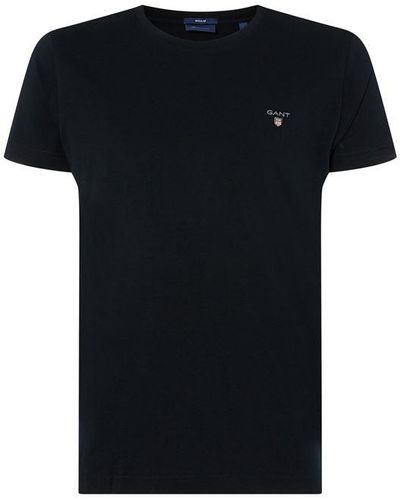 GANT Crew Logo T-shirt - Black