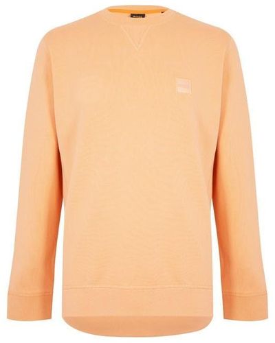 BOSS Westart Crew Sweatshirt - Orange