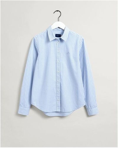 GANT Gingham Shirt Ld10 - Blue