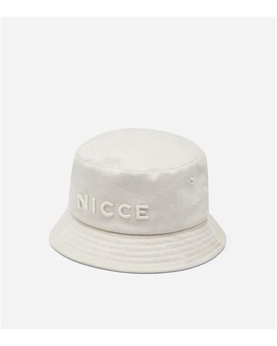 Nicce London Mercury Bucket Hat - White