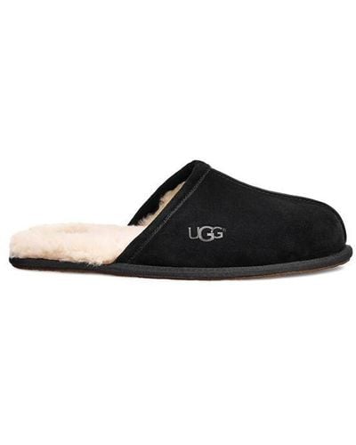 UGG Scuff Shearling-lined Mule Slippers - Black