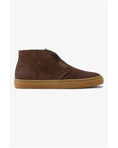 Fred Perry Fred Hawley Suede Sn42 - Brown