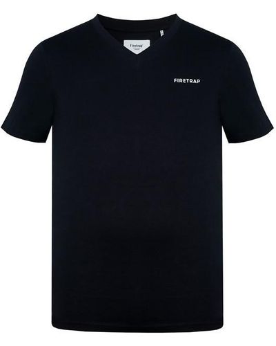 Firetrap Path T Shirt - Black