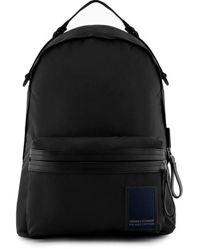 Armani Exchange Milano Backpack - Black